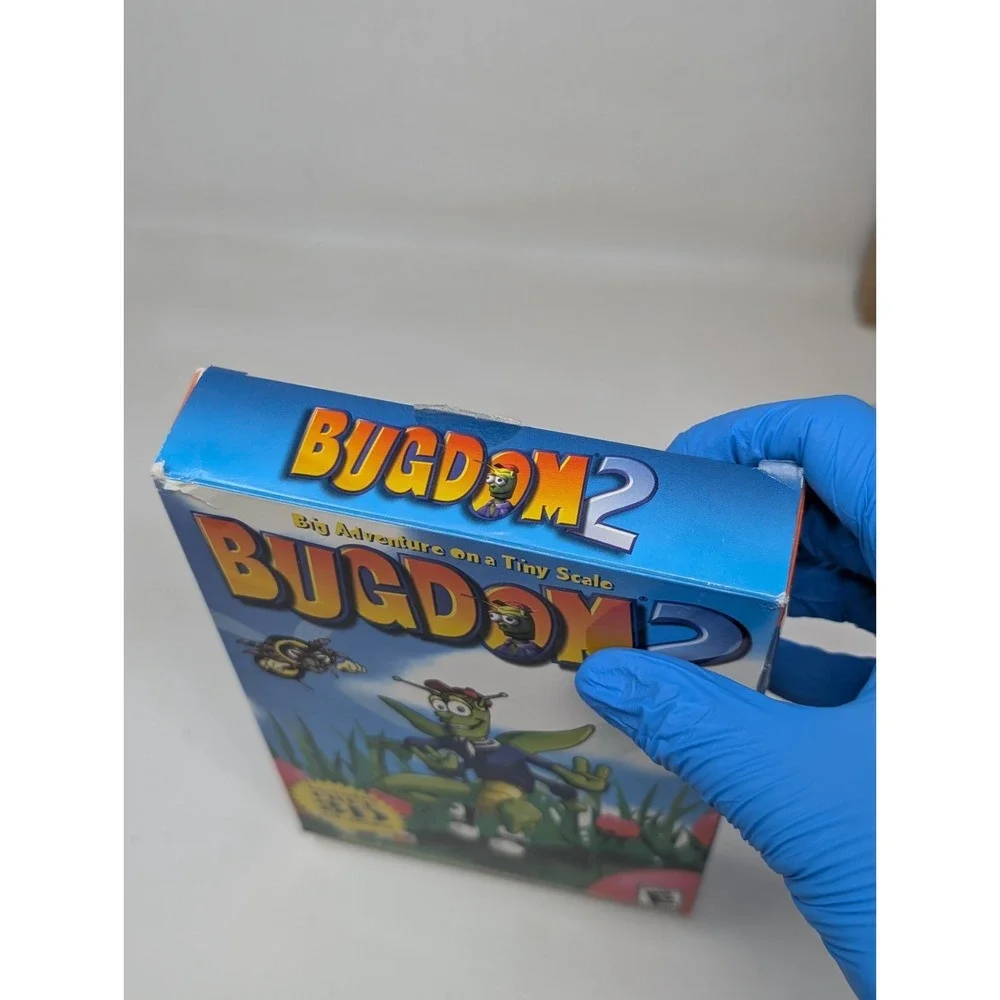 Bugdom 2 Computer Game PC Game CD-ROM 2004 Small Box Kids VTG Windows‎ 2000 XP